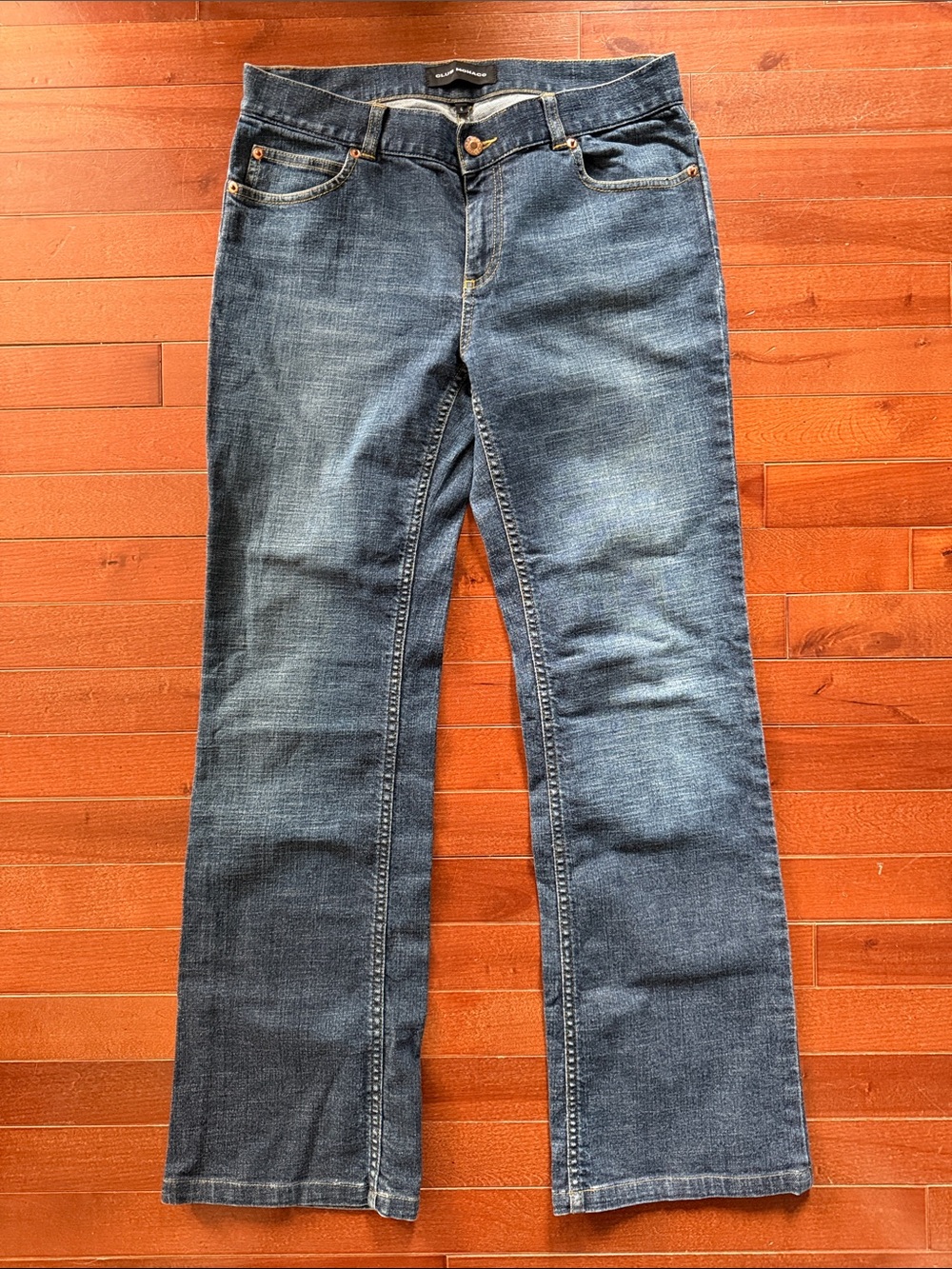 Club Monaco Women's Boot-Cut Blue Jeans